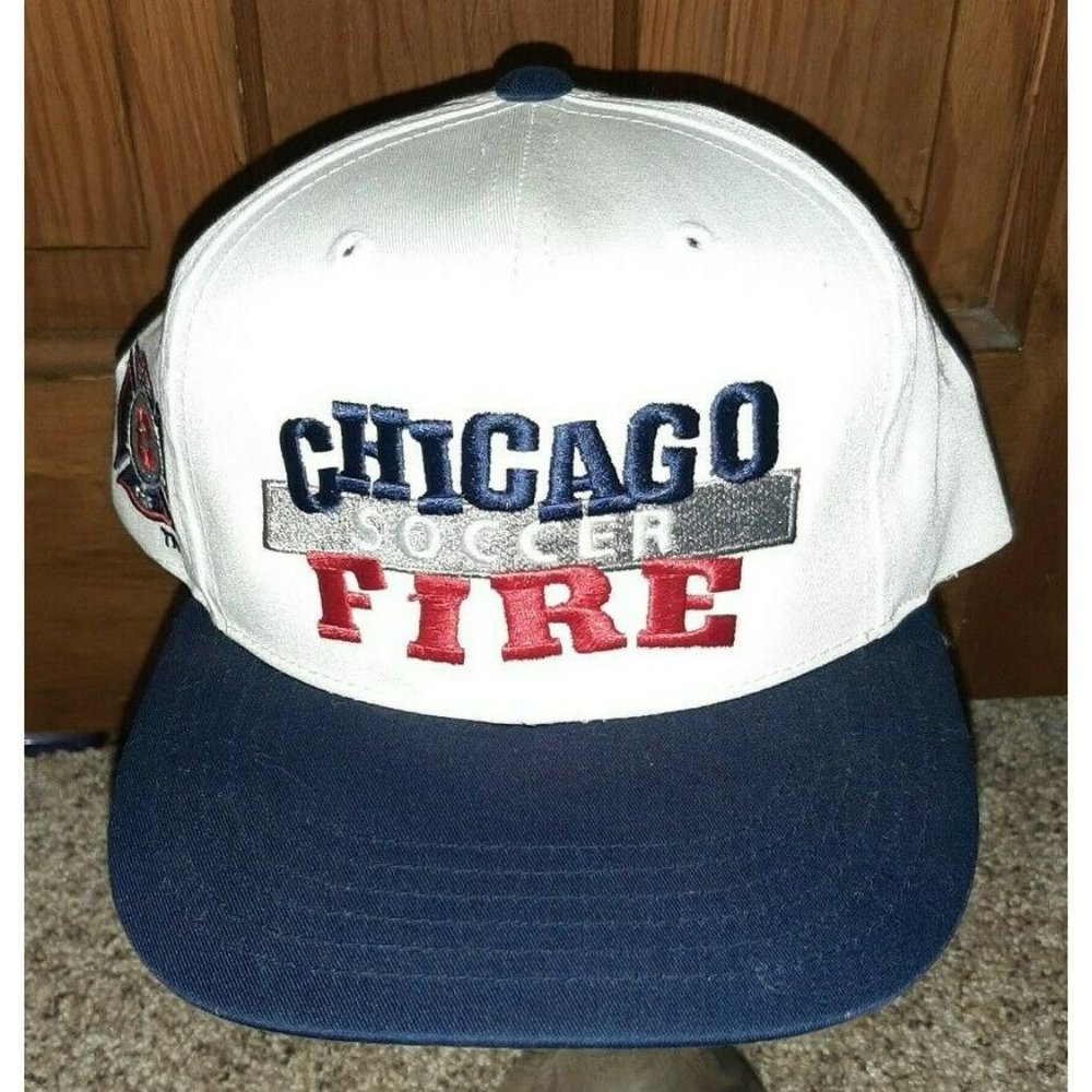 Chicago Fire Soccer Youth Snap Back Baseball Cap Hat MLS NEW